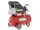 GeoTech AC 24.10.25C - Compressore aria elettrico da 24 lt aria compressa - motore 2.5 HP