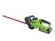 Greenworks G40HT - Tagliasiepi elettrico a batteria 40V/2Ah - Lama da 61 cm