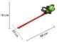 Greenworks G40HT - Tagliasiepi elettrico a batteria 40V/2Ah - Lama da 61 cm