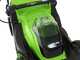 PROMO elettrico a batteria Greenworks G40LM41 40V - cm 41 tosaerba - Batteria 4Ah