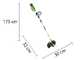 Greenworks G40LT - Decespugliatore a batteria al litio da 40V / 2Ah