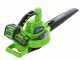 Soffiatore - Aspiratore a batteria Greenworks GD40BV