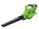 Soffiatore - Aspiratore a batteria Greenworks GD40BV