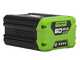 Greenworks GD60PS - Potatore a batteria a spalla su asta di prolunga - Batteria 60V 2Ah
