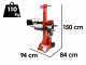 GeoTech SPVE 8-55 - Spaccalegna elettrico - Verticale