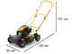 Rasaerba mulching Stiga Multiclip 47 a spinta - Con motore a scoppio 123 cc OHV
