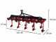 Erpice serie media rinforzato CMR9 - Larghezza di lavoro 225cm - 9 Vomeri