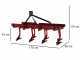 Tiller a molle serie leggera AgriEuro CML7 &ndash; Erpice coltivatore Estirpatore 7 Vomeri a freccia