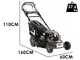 Blackstone SP530 B&amp;S Deluxe - Tagliaerba a scoppio trazionato - Motore Briggs&amp;Stratton 750PXI