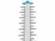 Gardena PowerCut 700/65 - Tagliasiepi elettrico con lama da 65 cm - 700W
