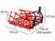 Erpice a denti fissi EPL40 - Serie leggera - Portato/Trainato - 40 denti richiudibile - 200cm