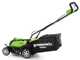 Greenworks G40LM35 - Tagliaerba a batteria 40V - SENZA BATTERIA e CARICABATTERIA