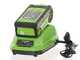 Tagliasiepi/Potatore elettrico orientabile Greenworks 2ah - 40V