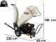 BlackStone GBD-1500 BS - Biotrituratore a scoppio professionale - Motore B&amp;S 13.5