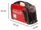GeoTech WM-140 F - Saldatrice inverter a elettrodo a corrente continua - 140 A - con Kit MMA