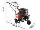Benassi BL 6000C - Motozappa a benzina 7 HP - Motore Hwasdan H170F 