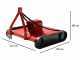 GeoTech-Pro SLP 110 - Girotrincia piatto ad asse verticale per trattore