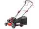 GeoTech-Pro S46-140BG - Tosaerba a scoppio semovente - 2in1: raccolta + scarico posteriore