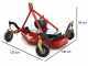 GeoTech-Pro TLP 120 - Tagliaerba per trattore - 3 rotori a 1 lama