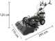 Blackstone GS100V-K - Motospazzatrice a scoppio - Box di raccolta