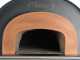 Forno a legna da esterno Cibus Inox 1000 con camera &Oslash;100 - 6 pizze