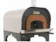 Forno a legna da esterno Cibus Inox 1000 con camera &Oslash;100 - 6 pizze