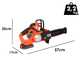 Black &amp; Decker GKC1820L20-QW - Elettrosega - Batteria a litio 18V 2Ah - Lama da 35cm