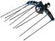 Campagnola HERCULES 58V - Abbacchiatore elettrico a batteria tipo auto con cavo in dotazione - Asta telescopica in carbonio 235/320 cm