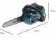 Makita DUC254C - Elettrosega a batteria 18V 3Ah - Barra Carving da 25cm