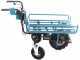 Makita DCU180 - Carriola elettrica con telaio tubolare - 2 batterie 18V 5Ah
