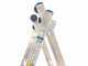 Marchetti Azzurra A2 A212, 2x12 gradini, 6.40 m - Scala in alluminio allungabile - Altezza stimata operativa 7.40 m