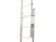 Marchetti Azzurra A2 A212, 2x12 gradini, 6.40 m - Scala in alluminio allungabile - Altezza stimata operativa 7.40 m