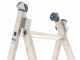 Marchetti Azzurra A2 A212, 2x12 gradini, 6.40 m - Scala in alluminio allungabile - Altezza stimata operativa 7.40 m