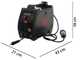 Awelco Smartmig 2200 - Saldatrice Inverter Multiprocesso (MIG-MAG/MMA/TIG LIFT), corrente continua (DC) - GAS/NO GAS