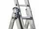Marchetti Azzurra A3 A308, 3x8 gradini, 5.85 m - Scala in alluminio allungabile - Altezza stimata operativa 6.85 m