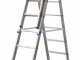 Marchetti Azzurra A3 A308, 3x8 gradini, 5.85 m - Scala in alluminio allungabile - Altezza stimata operativa 6.85 m