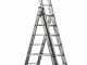 Marchetti Azzurra A3 A308, 3x8 gradini, 5.85 m - Scala in alluminio allungabile - Altezza stimata operativa 6.85 m