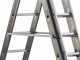 Marchetti Azzurra A3 A308, 3x8 gradini, 5.85 m - Scala in alluminio allungabile - Altezza stimata operativa 6.85 m