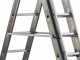 Marchetti Azzurra A3 A312, 3x12 gradini, 8.65 m - Scala in alluminio allungabile - Altezza stimata operativa 9.65 m