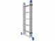 Marchetti Team - Trabattello multifunzione in alluminio - Base 100cm - Compatto - Altezza 3m