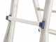 Facal Briko Blu, 2x6 gradini, 2.88 mt - Scala in alluminio telescopica - Altezza stimata operativa 3.80 m