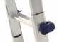 Facal Briko Blu BB/2, 2x8 gradini, 4 m - Scala in alluminio telescopica - Altezza stimata operativa 4.90 m