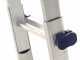 Facal Briko Blu BB/4, 2x10 gradini, 5.12 m - Scala in alluminio telescopica - Altezza stimata operativa 6.05 m