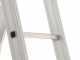 Facal Briko Blu BB/4, 2x10 gradini, 5.12 m - Scala in alluminio telescopica - Altezza stimata operativa 6.05 m