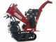 GeoTech-Pro BMS155 LE - Biotrituratore semovente a cingoli su motocarriola - Motore 6,5/15 HP - cassone estensibile