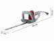 Ikra FHS 1545 - Tagliasiepi elettrico con lama da 45 cm - 500W