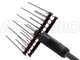 Castellari Tornado Carbon L V3 - Abbacchiatore elettrico a batteria tipo auto con cavo in dotazione - Asta telescopica in carbonio 230/330 cm