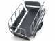 Blackstone TB 4500 E - Carriola elettrica a batteria 60V/20Ah - Faro LED e sponde estensibili
