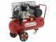 GeoTech-Pro BACP50-8-2 - Compressore aria elettrico a cinghia - Motore 2 HP - 50 litri - potenza 8 bar