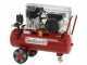 GeoTech-Pro BACP50 - Compressore aria elettrico a cinghia -10-3 motore 3 HP - 50 litri - 10 bar